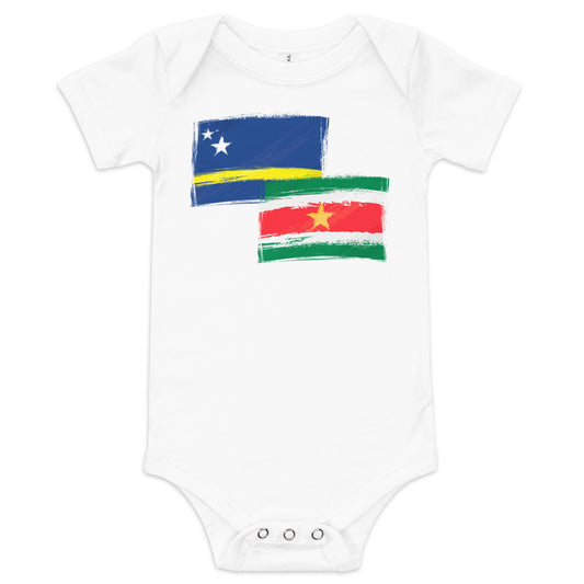 Surinam & Curacao Flag - Romper